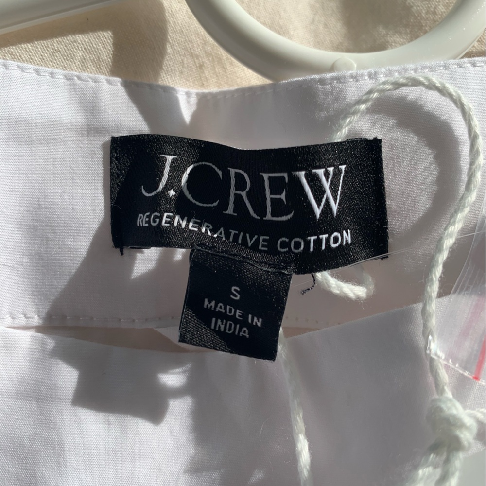 NWT J. crew Ciel Top in Cotton Poplin - Size S - Picture 4 of 6